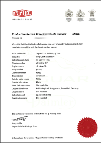 1976 Jaguar XJ-C V12 à vendre (picture 148 of 148)