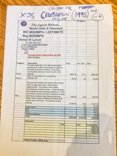 1995 Jaguar XJS 4.0 Celebration Convertible In vendita (immagine 193 di 197)