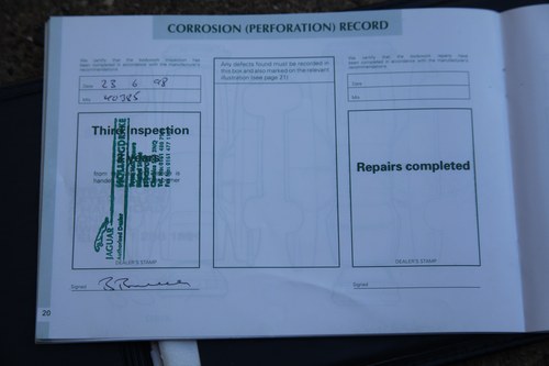 1995 Jaguar XJS Manual till salu (bild 112 av 126)