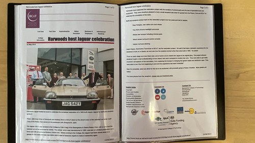 1984 Jaguar XJ-SC 3.6 ‘Burberry’ Special Edition Te koop (foto 269 van 274)