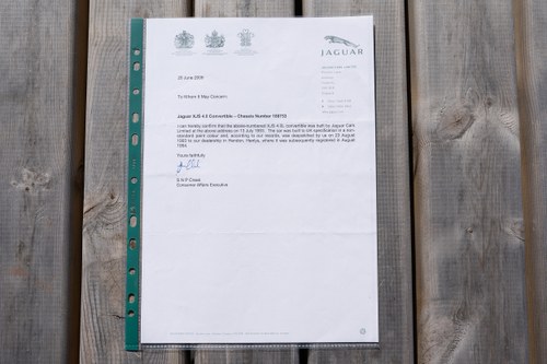 1994 Jaguar XJS 4.0 Insignia Cabriolet For Sale (picture 148 of 156)