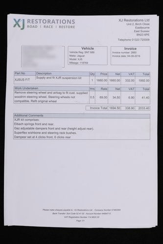 1993 Jaguar XJS zum Verkauf (Bild 147 von 170)