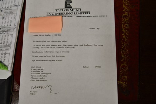 1952 Jaguar XK120 Roadster à vendre (picture 125 of 129)