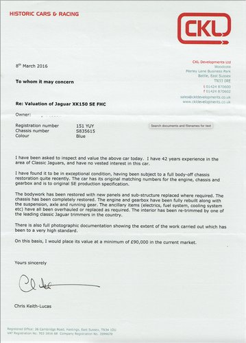 1958 Jaguar XK150 3.4 FHC (LHD) zum Verkauf (Bild 82 von 235)