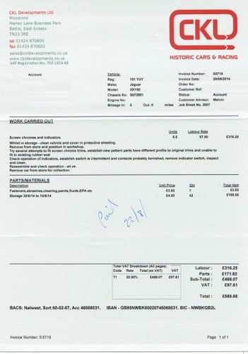 1958 Jaguar XK150 3.4 FHC (LHD) zum Verkauf (Bild 93 von 235)