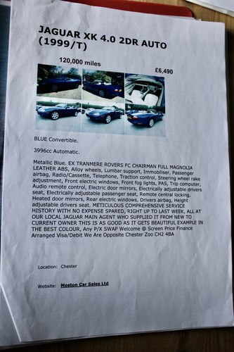 RESERVE REMOVED - 1999 Jaguar XK8 4.0 Convertible à vendre (picture 110 of 122)