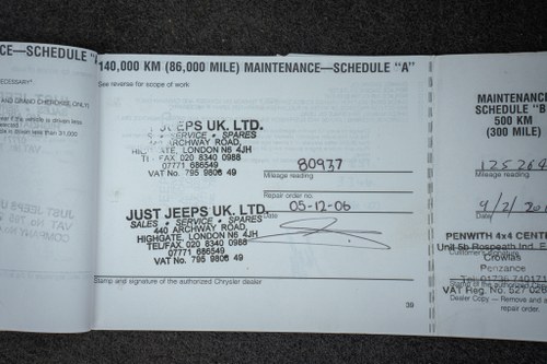 1999 Jeep Cherokee Orvis TD Te koop (foto 232 van 242)