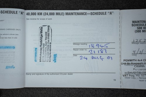 1999 Jeep Cherokee Orvis TD Te koop (foto 223 van 242)