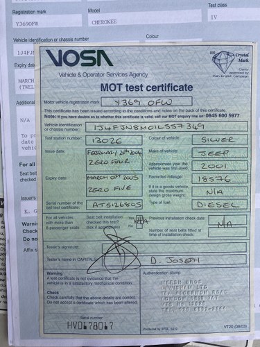 2001 Jeep Cherokee XJ For Sale (picture 288 of 294)