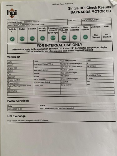 1998 Jeep Cherokee 4.0 Limited In vendita (immagine 73 di 76)