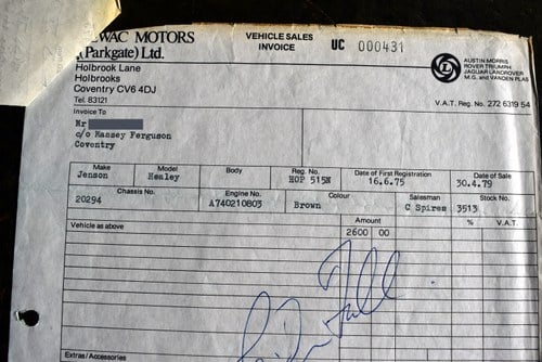 1975 Jensen Healey Mk2 Convertible JH-5 à vendre (picture 177 of 183)