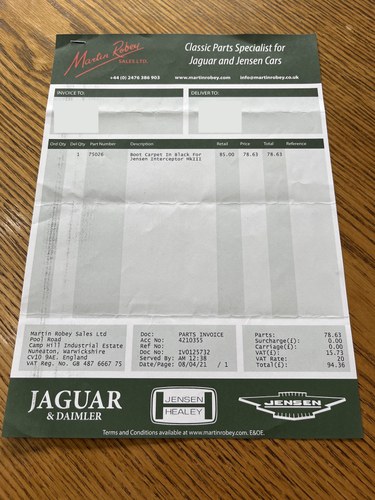 1973 Jensen Interceptor III En venta (imagen 284 de 304)