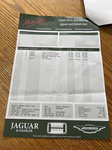 1973 Jensen Interceptor III En venta (imagen 267 de 304)