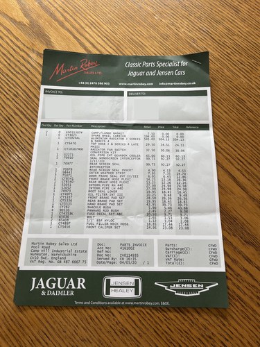 1973 Jensen Interceptor III En venta (imagen 266 de 304)