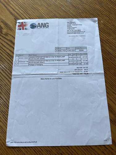 1973 Jensen Interceptor III En venta (imagen 280 de 304)