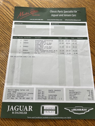 1973 Jensen Interceptor III En venta (imagen 270 de 304)