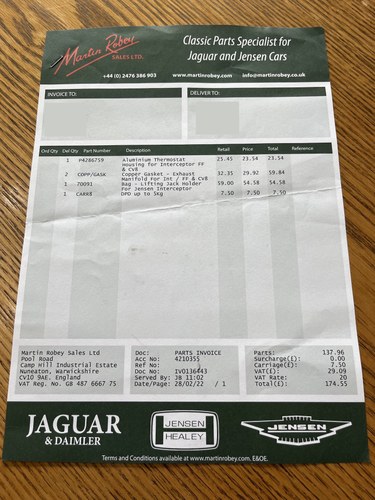 1973 Jensen Interceptor III En venta (imagen 288 de 304)