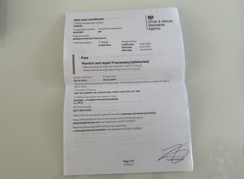 1973 Jensen Interceptor MK III Te koop (foto 145 van 167)