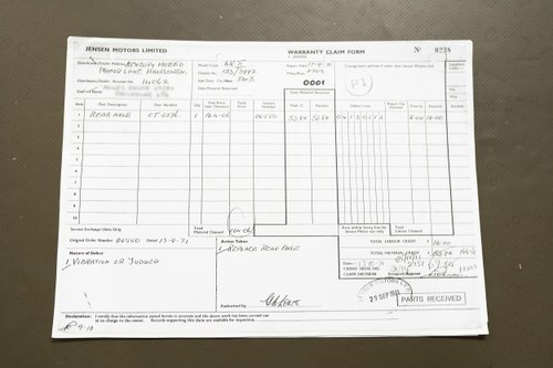 NO RESERVE - 1970 Jensen Interceptor MKII For Sale (picture 198 of 213)