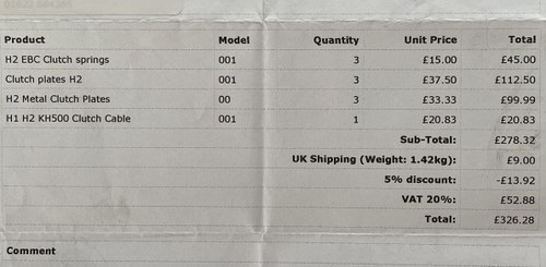 1974 Kawasaki H2-B Mach IV zum Verkauf (Bild 102 von 105)