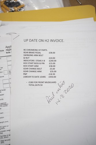 1974 Kawasaki H2/B zum Verkauf (Bild 75 von 77)