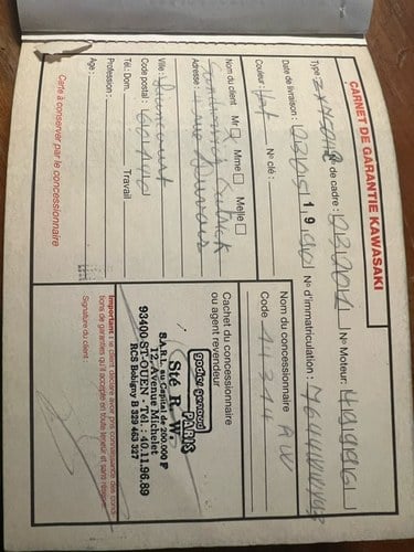 1990 Kawasaki ZXR 750 H2 Stinger Godier Genoud In vendita (immagine 43 di 48)