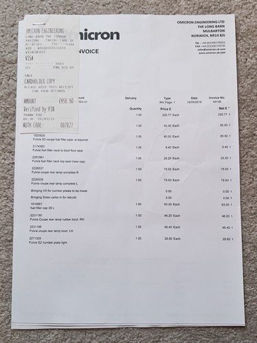 1976 Lancia Fulvia 1300 Coupe In vendita (immagine 184 di 193)