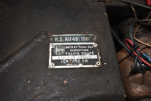 1971 Lancia Fulvia Coupe 1.3S Series II zum Verkauf (Bild 131 von 136)