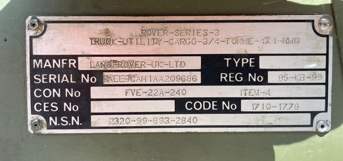 Land Rover 109 Series III zum Verkauf (Bild 26 von 80)