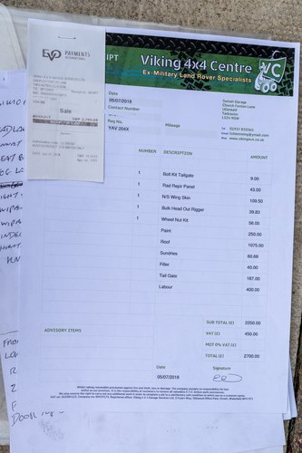 1982 Land Rover Series III 109 pick-up LWB à vendre (picture 149 of 159)