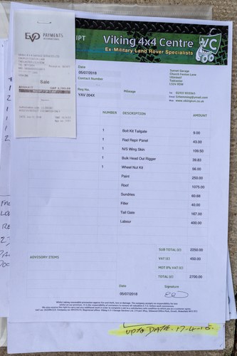 1982 Land Rover Series III 109 pick-up LWB à vendre (picture 152 of 159)