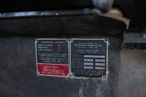 1973 Land Rover Series III 109 Station Wagon In vendita (immagine 63 di 200)