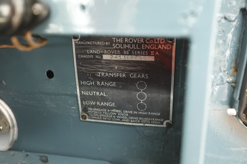 1970 Land Rover Series IIA For Sale (picture 57 of 167)