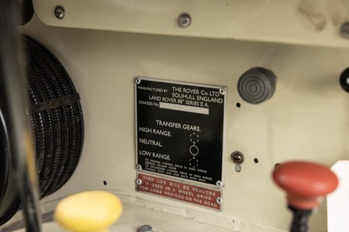 1966 Land Rover Series II 88” In vendita (immagine 74 di 88)