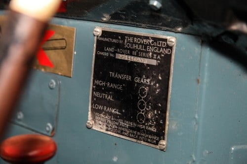 1969 Land Rover Series IIA 88” à venda (imagem 69 de 88)