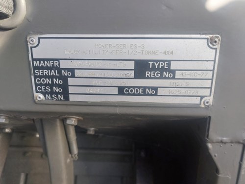 1984 Land Rover Series 3 88” Lightweight En venta (imagen 98 de 99)