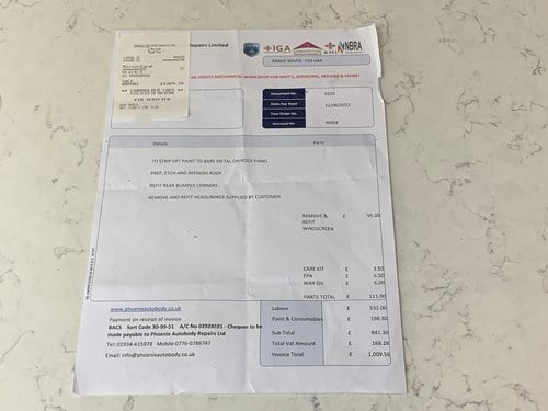 1989 Land Rover Range Rover Vogue à vendre (picture 199 of 205)