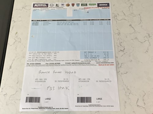 1989 Land Rover Range Rover Vogue à vendre (picture 196 of 205)