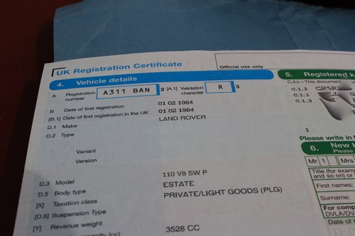 1984 Land Rover 110 V8 County Station Wagon For Sale (picture 114 of 120)