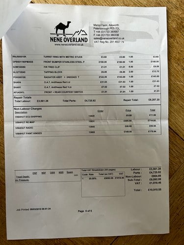 1999 Land Rover Defender 110 County Td5 For Sale (picture 216 of 220)