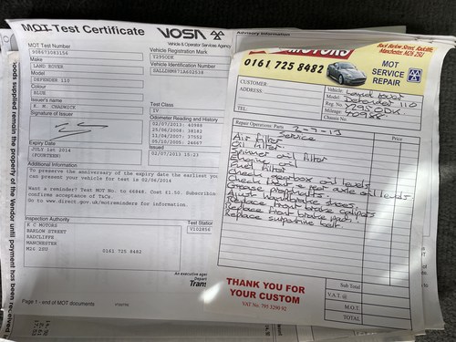 2001 Land Rover Defender 110 County TD5 For Sale (picture 150 of 165)