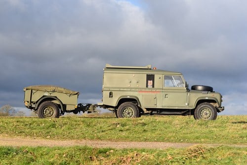 1992 Land Rover Defender 110 ex-MoD with Penman Trailer à vendre (picture 9 of 126)