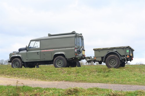 1992 Land Rover Defender 110 ex-MoD with Penman Trailer à vendre (picture 13 of 126)