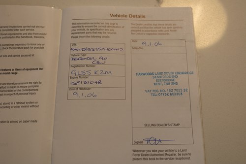 2006 Land Rover Defender 90 TD5 For Sale (picture 71 of 113)