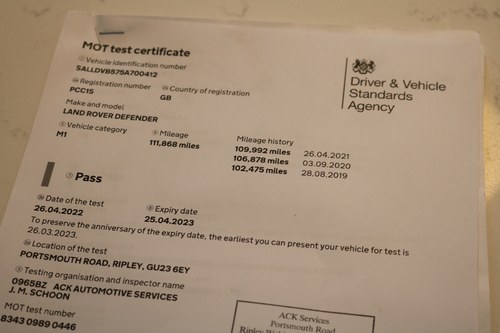 2006 Land Rover Defender 90 TD5 For Sale (picture 109 of 113)