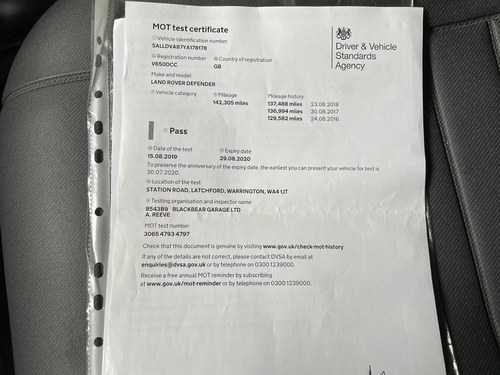 1999 Land Rover Defender 90 à vendre (picture 147 of 158)