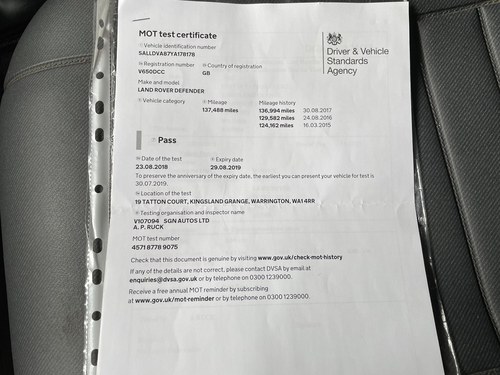 1999 Land Rover Defender 90 à vendre (picture 142 of 158)