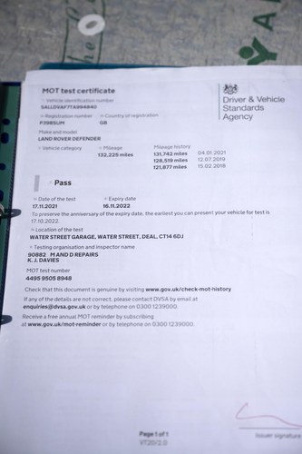 Land Rover Defender 90 TDI à vendre (picture 109 of 116)