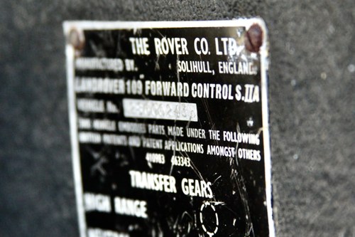 1963 Land Rover Series IIA Forward Control à vendre (picture 72 of 136)