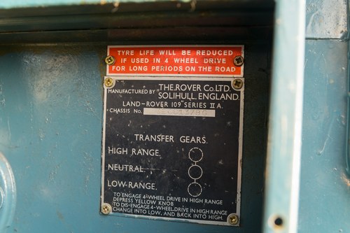 1970 Land Rover Series IIA LWB En venta (imagen 55 de 88)